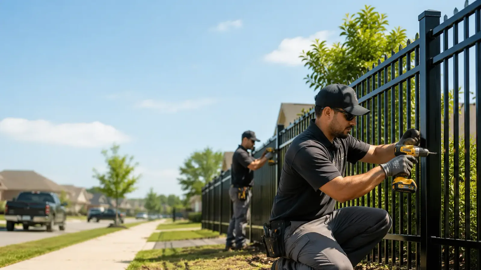 Metal Fence Installation in Berclair, TX